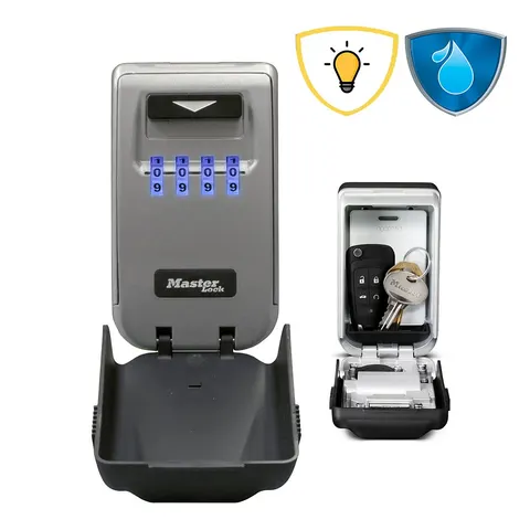 Master Lock Light Up Dial Combination Wall Mounted Key Safe – image 2
