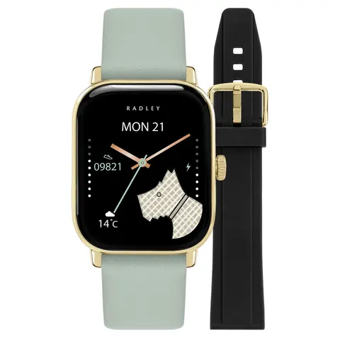 Radley Petite Interchangeable Strap Calling Smart Watch Set – Gold One size – image 2