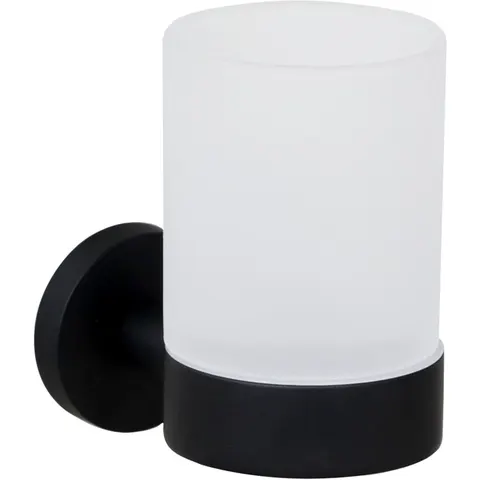Bravat Varuna mattschwarz Glashalter – Bild 2