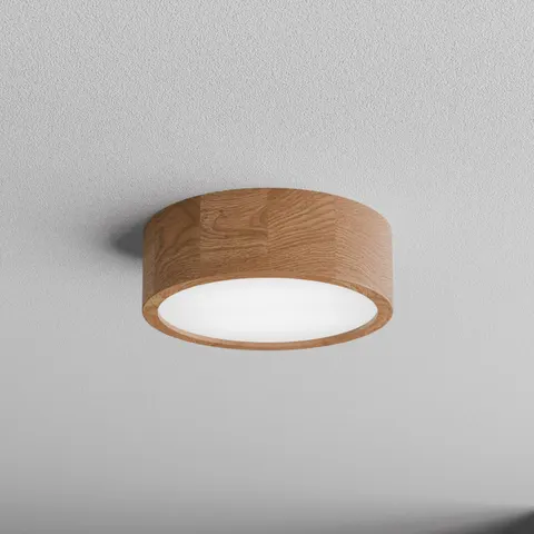 Deckenleuchte Cleo DR275, IP20, Sensor, Ø 28 cm, Eichenholz DR275 TEMAR LIGHTING, Holz hell, für Wohn- / Esszimmer, Holz – Bild 2