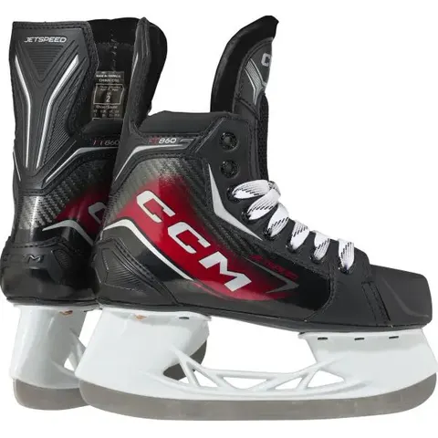 Eishockeyschuhe CCM Jetspeed FT860 (Schwarz - 37.5) – Bild 2