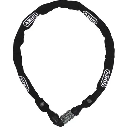 Kettenschloss ABUS (60cm - Schwarz) – Bild 2