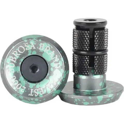 Bar Ends Subrosa Bitchin Alloy (Teal Drip) – Bild 2