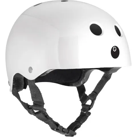 Skate Helm Eight Ball (55-58 - White Gloss) – Bild 2