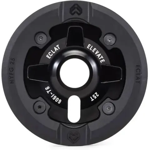 BMX Kettenblatt Eclat Elevate Guard (Schwarz - 25T) – Bild 2