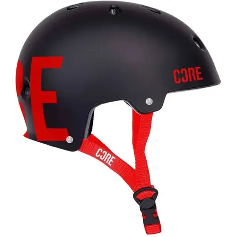Helm CORE Street (XS-S - Schwarz/Rot) – Bild 2