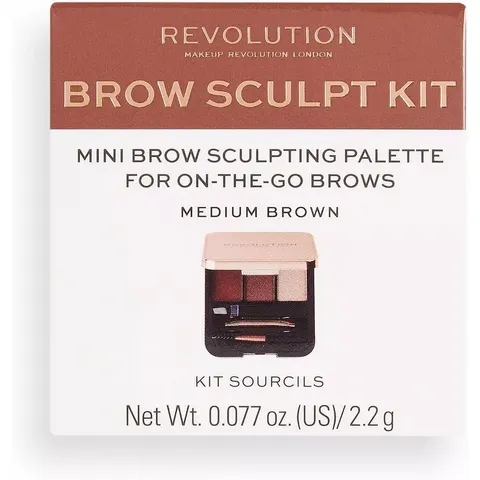 Revolution - Focus & Fix Brow Kit, 5.8G, Café – Bild 2