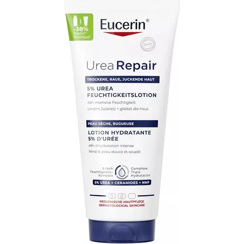 Eucerin Urearepair 5% Urea Feuchtigkeitslotion – Bild 2