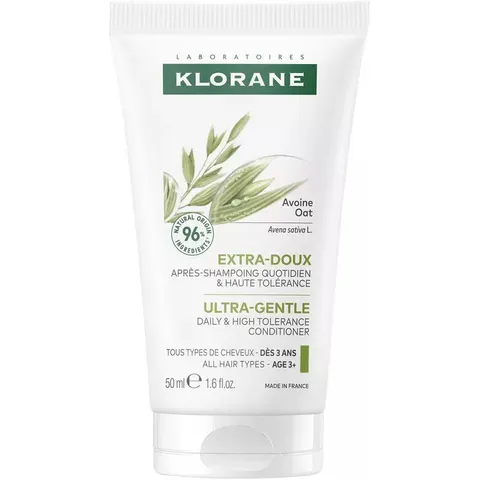 KLORANE - Conditioner, Hafer BIO, 50 ml, Weiss – Bild 2