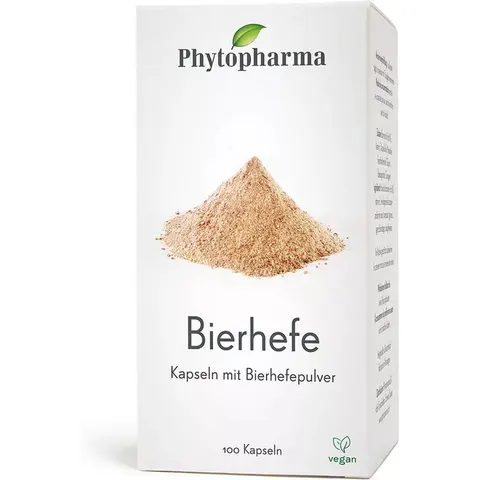 Phytopharma - Bierhefe Kapseln, 100 Stück – Bild 2