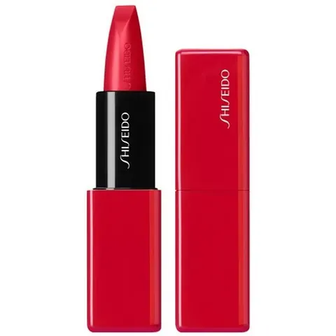 SHISEIDO - Technosatin Gel Lipstick, RED SHIFT – Röd – Bild 3