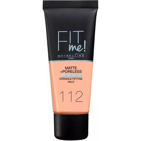 Maybelline New York Matte + Poreless Foundation Soft Beige 112 – Medium 30 – Bild 2