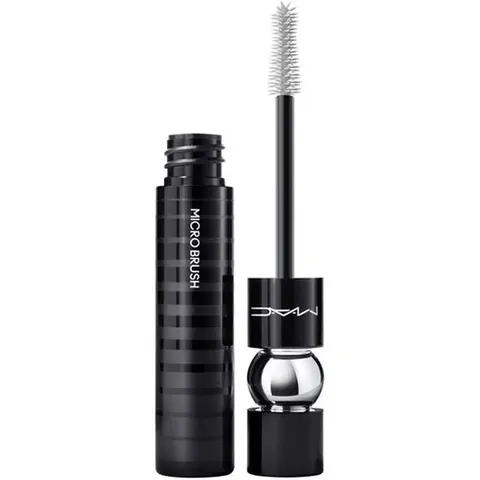 MAC Cosmetics MACStack Mascara Superstack Micro Brush Wimpernverlängernde Volumenmascara Farbton black stack 12 ml – Bild 2