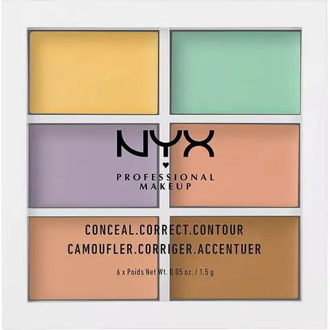 NYX PROFESSIONAL MAKEUP Conceal Correct Contour Palette Concealer – Multi – Bild 3