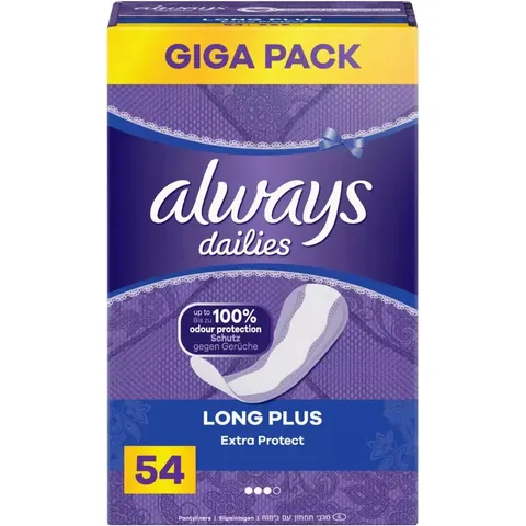 Always - Slipeinlage Extra Protect Long Plus Gigapack, 54STK – Bild 2