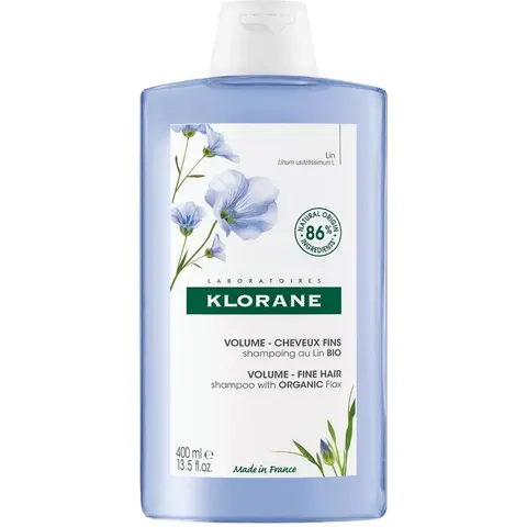KLORANE - Volumen-Shampoo, BIO-Lein, 400 ml – Bild 3
