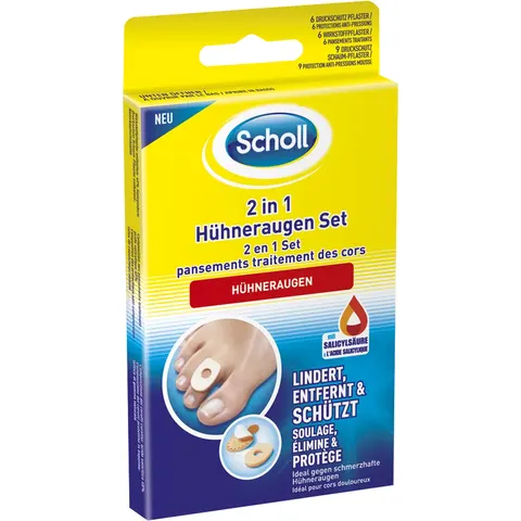 Scholl 2in1 Hühneraugen Set – Bild 2
