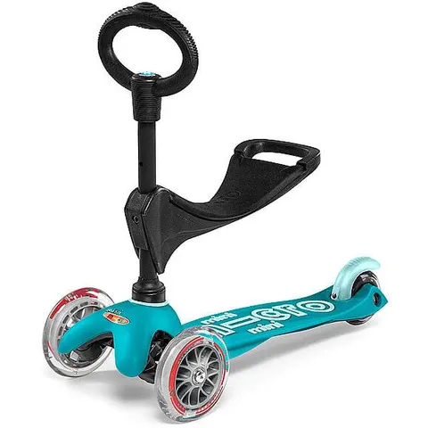 MICRO Kinder Scooter Micro Mini 3in1 Deluxe blau B – Bild 2