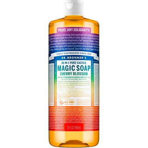 945ml DR. BRONNER'S MAGIC SOAP Pride Edition Cherry Blossom – Bild 2