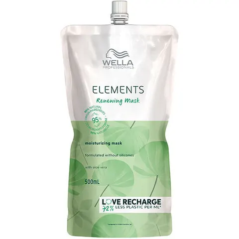 500ml Wella Professionals Elements Renewing Mask Nachfüllpack – Bild 3