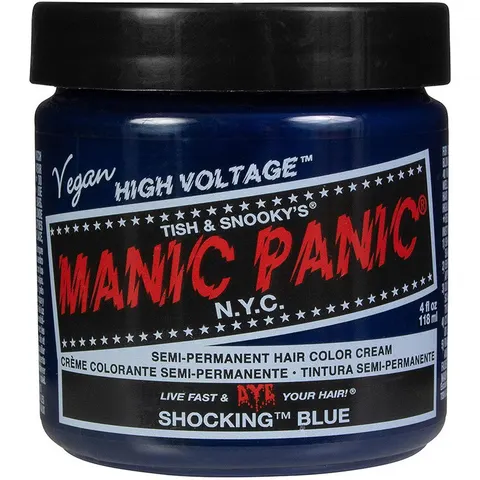 118ml Manic Panic Classic High Voltage Shocking Blue – Blå 118 – Bild 2