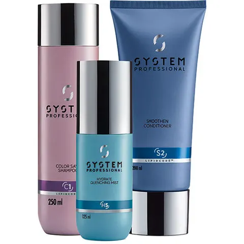 575ml System Professional LipidCode Kurze Auszeit Set (Shampoo 250ml + Conditioner 200ml + Spray 125ml) – Bild 2