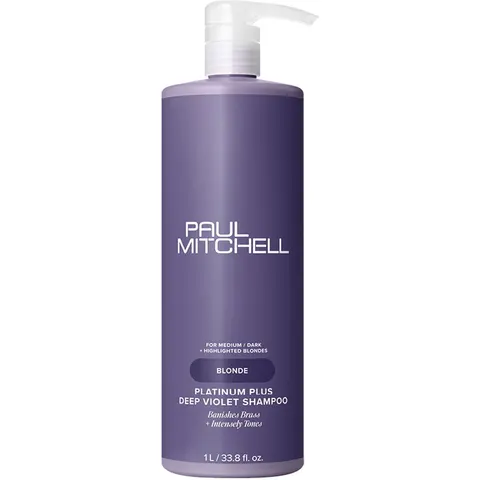 1L Paul Mitchell Blonde Platinum Plus Deep Shampoo – 131076 – Bild 2