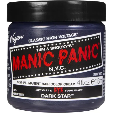 118ml Manic Panic Classic High Voltage Cotton Dark Star – Bild 2
