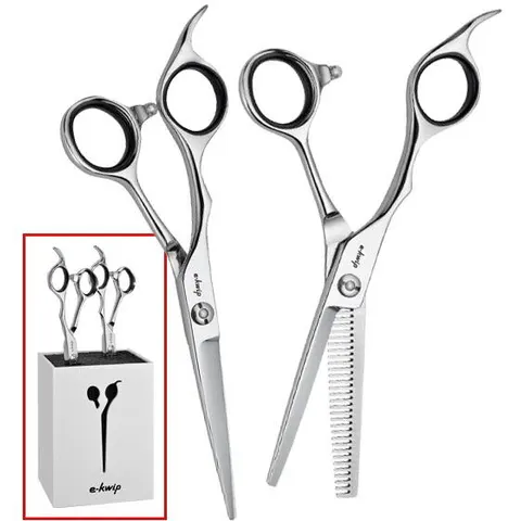e-kwip Education Scheren-Set LEFT (2-tlg + Scherenblock) – Bild 3