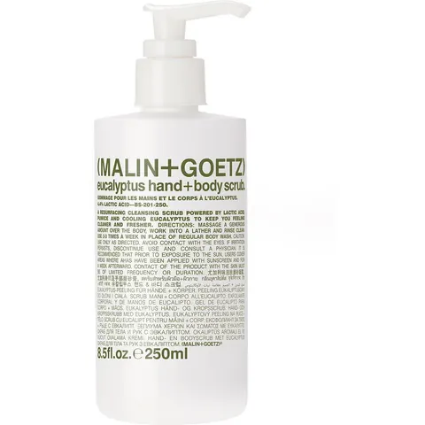 250ml MALIN+GOETZ Eucalyptus Hand + Body Scrub – Bild 2