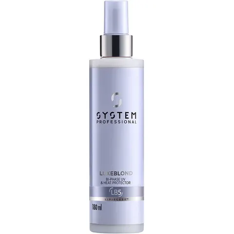 180ml System Professional LipidCode LuxeBlond Bi-Phase UV & Heat Protector – Bild 2