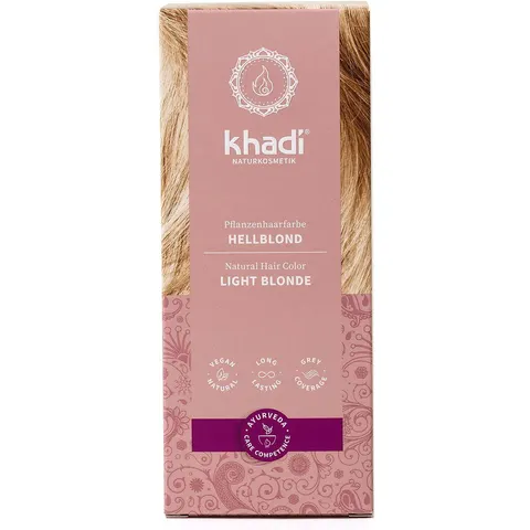 100g khadi Pflanzenhaarfarbe Hellblond – Bild 2