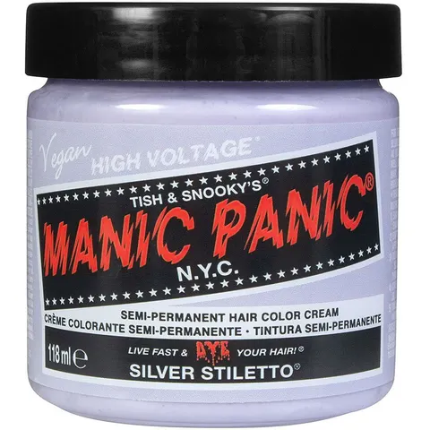 118ml Manic Panic Classic High Voltage Silver Stiletto – Silver 118 – Bild 2