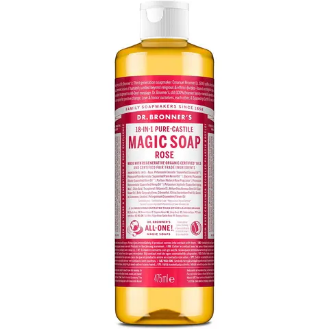 475ml DR. BRONNER'S MAGIC SOAP Rose – Bild 2