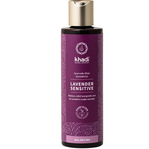 200ml khadi Balancing Ayurvedic Elixir Shampoo Lavender Sensitive – Bild 2