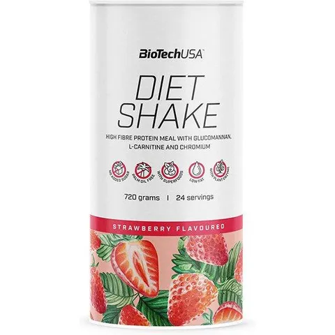 BiotechUSA Diät-Shake 720 gr Erdbeere – Bild 2