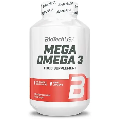 BiotechUSA Mega-Omega 3 180 Cápsulas – Bild 2