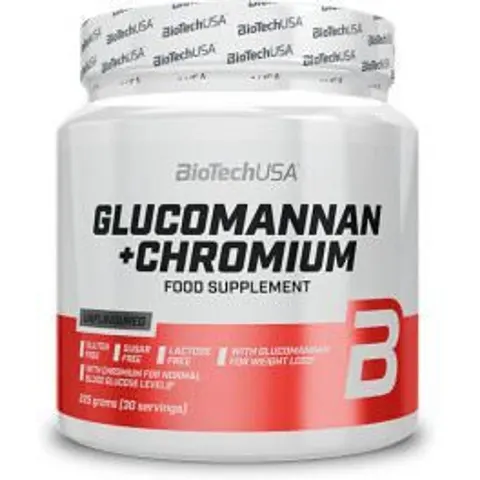BiotechUSA Glucomannan + Chrom 225 gr – Bild 2