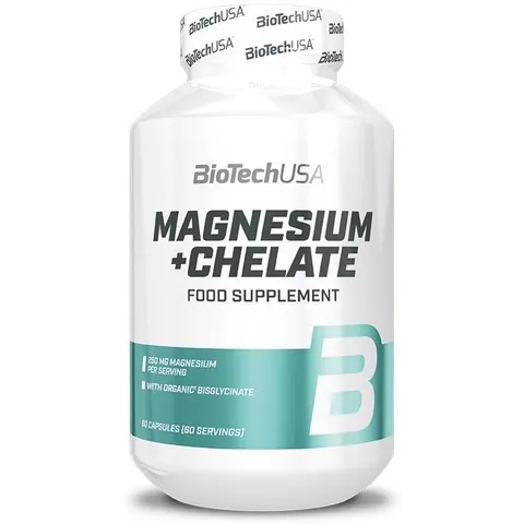 BiotechUSA Magnesium + Chelat 60 Cápsulas – Bild 2