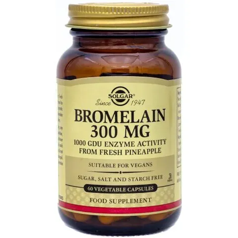 Solgar Bromelain 300 mg 60 Kapseln – Bild 2