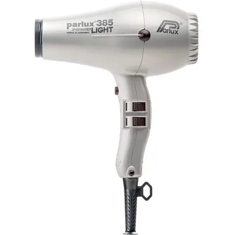 Parlux Power Light Ionic & Ceramic 385 Haartrockner Platinum – Bild 2