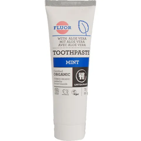 Urtekram Mint Toothpaste With Fluor 75 ml – Bild 2