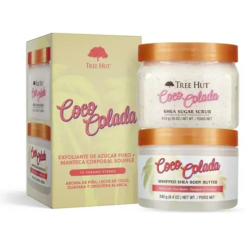 Tree Hut Coco Colada Zuckerpeeling + Soufflé Körperbutter Set – Bild 2