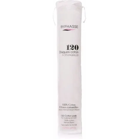 Byphasse Make-up-Entferner-Baumwollscheiben 120 Einheiten – Bild 2