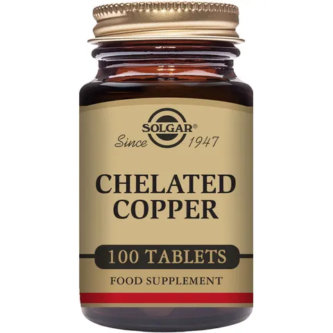 Solgar Chelatisiertes Kupfer 100 Tabletten – Bild 2