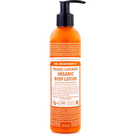 Dr. Bronner's Bio-Körperlotion 240 ml Naranja – Bild 2