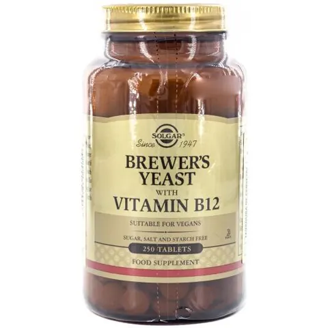 Solgar Bierhefe 500 mg 250 Tabletten – Bild 2