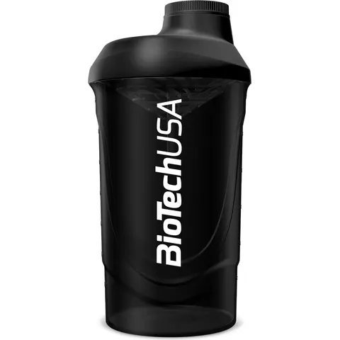 BiotechUSA Shaker Schwarz 600ml – Bild 2