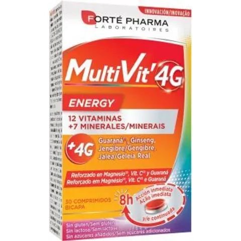 Forté Pharma Multivit 4G Energie 30 Tabletten – Bild 2