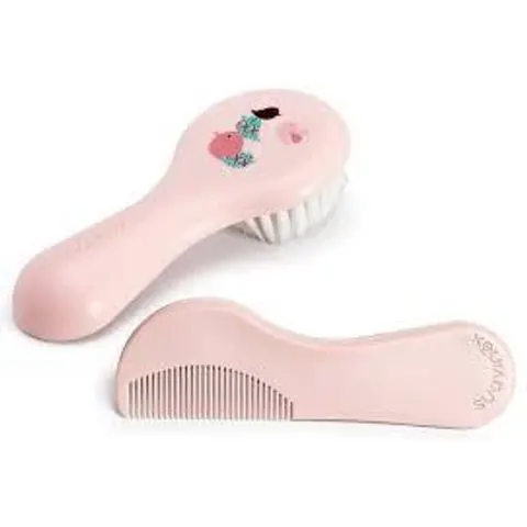 Suavinex Rosa Kamm-Bürsten-Set – Bild 2